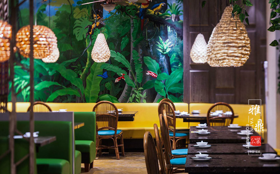 雅鼎公装餐厅装修设计案例：玛萨咔咔泰式花园餐厅装修设计（图9）